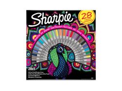 Zestaw markerów permanentnych Sharpie Fine mix 28 kolorów Peacock