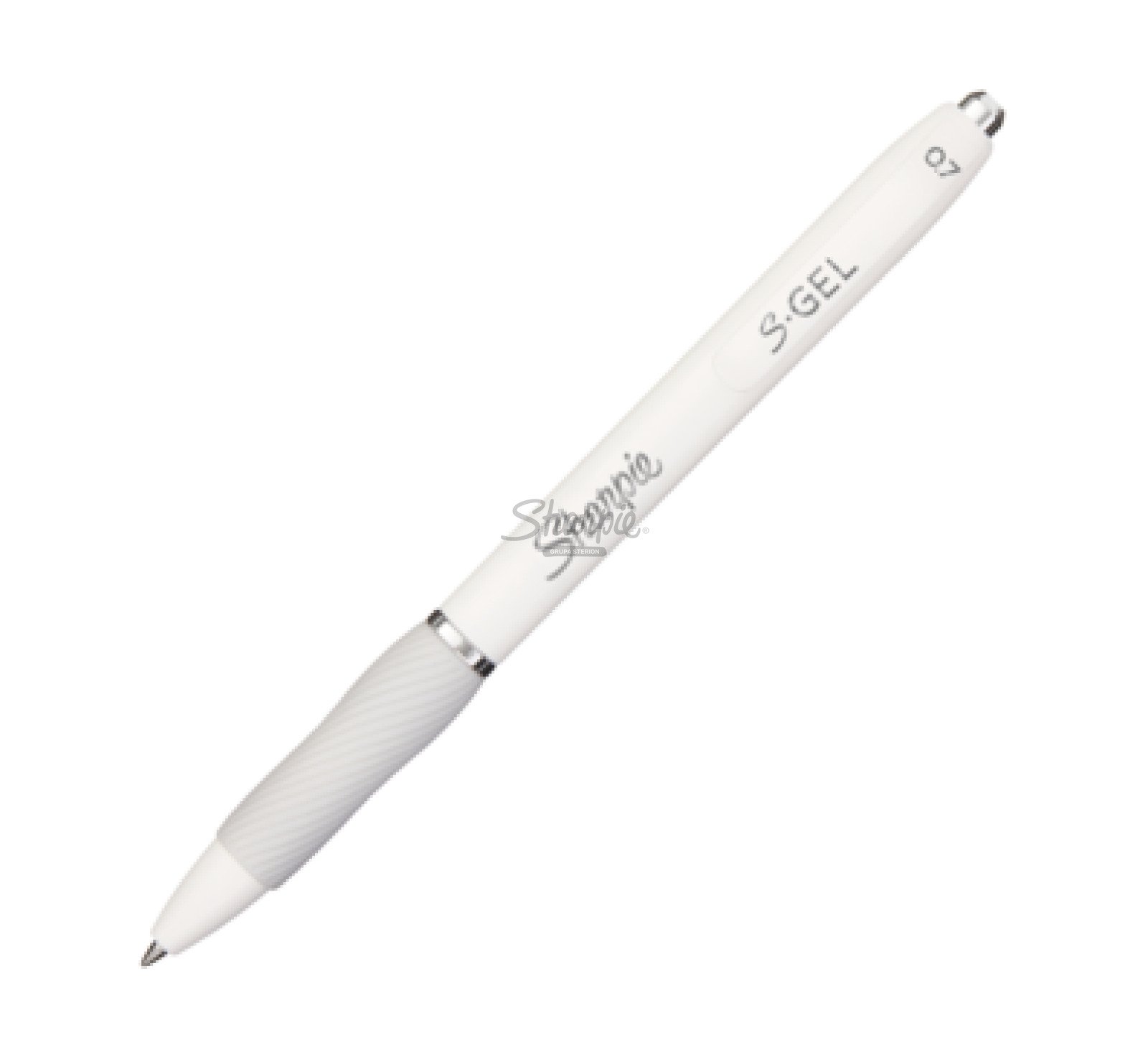 Sharpie S-Gel, długopis fashion biały , M (0.7mm), Niebieski