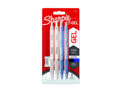 4 długopisy żelowe Sharpie S-Gel, fashion błękit&biel, M (0.7mm)