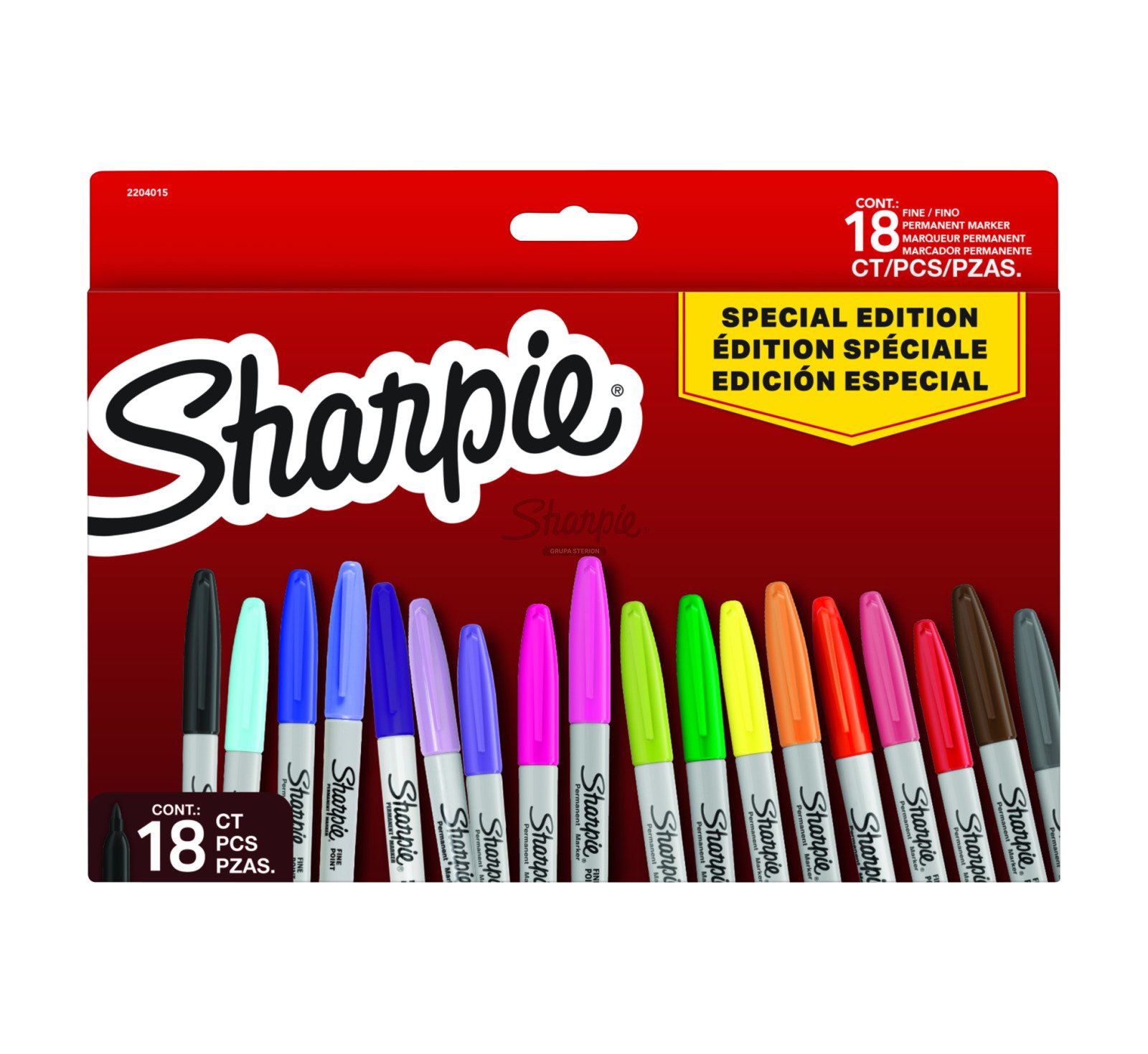 Zestaw markerów permanentnych  Sharpie Fine Edycja specjalna 18 kolorów
