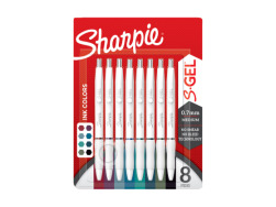 Zestaw Sharpie S-Gel, długopisy żelowe 8 szt., M (0.7mm), różne kolory