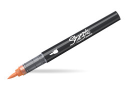 Marker akrylowy Sharpie Orange (pomarańczowy) - pędzelkowa końcówka