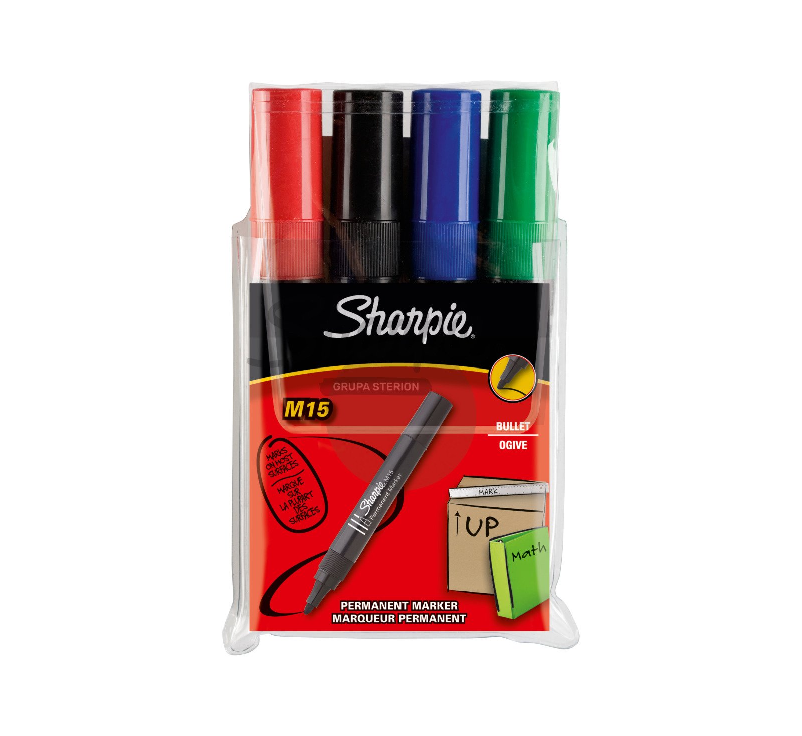 Zestaw markerów permanentnych Sharpie M15 mix kolorów