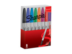 Zestaw markerów Sharpie Fine  8 szt. różne kolory, etui