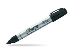 Marker Permanentny Sharpie Metal Barrel small okrągły czarny